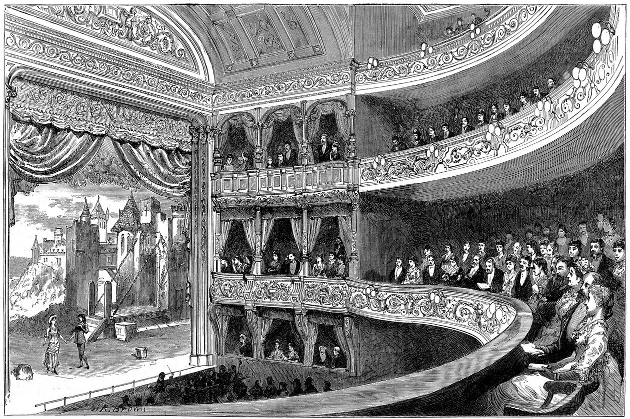 Teatro Savoy, Londra, 1881 da Unbekannt