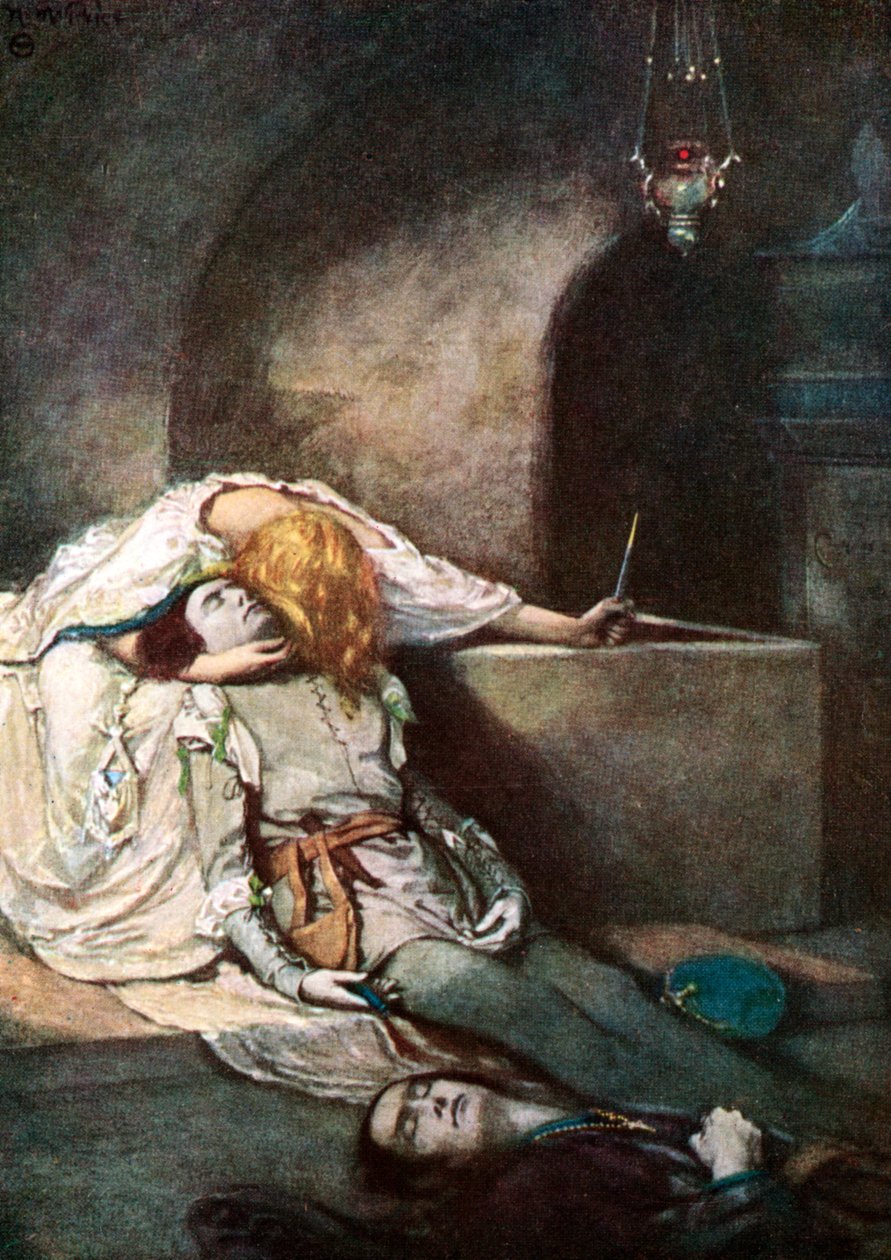 Scena da Romeo e Giulietta di Shakespeare da Unbekannt