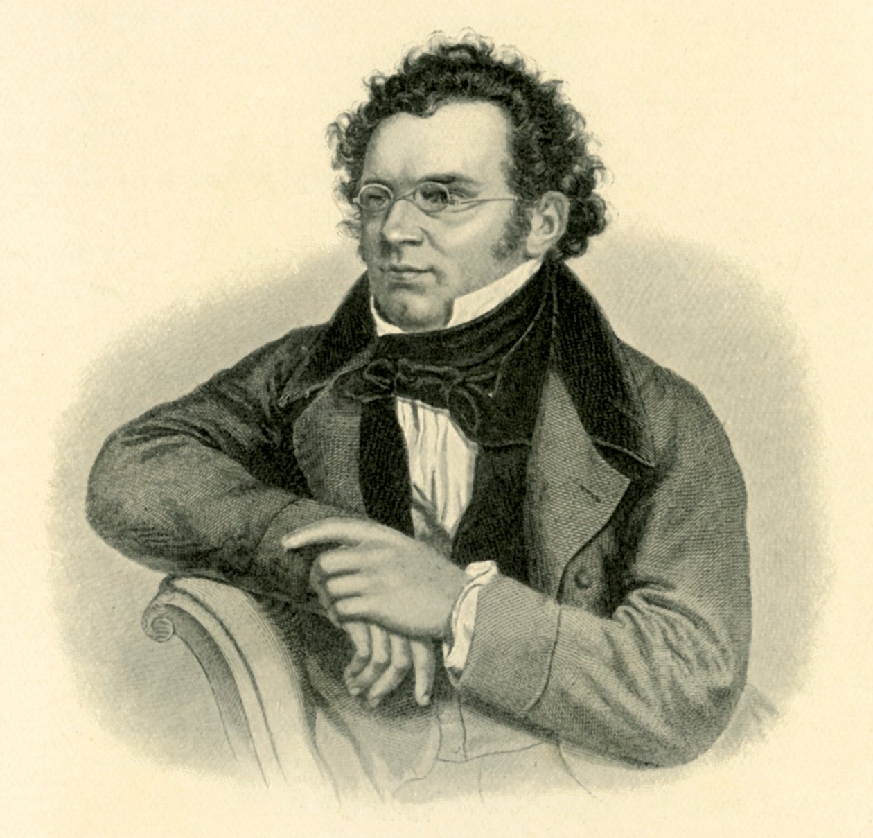 Schubert, c1820s, 1907 da Unbekannt