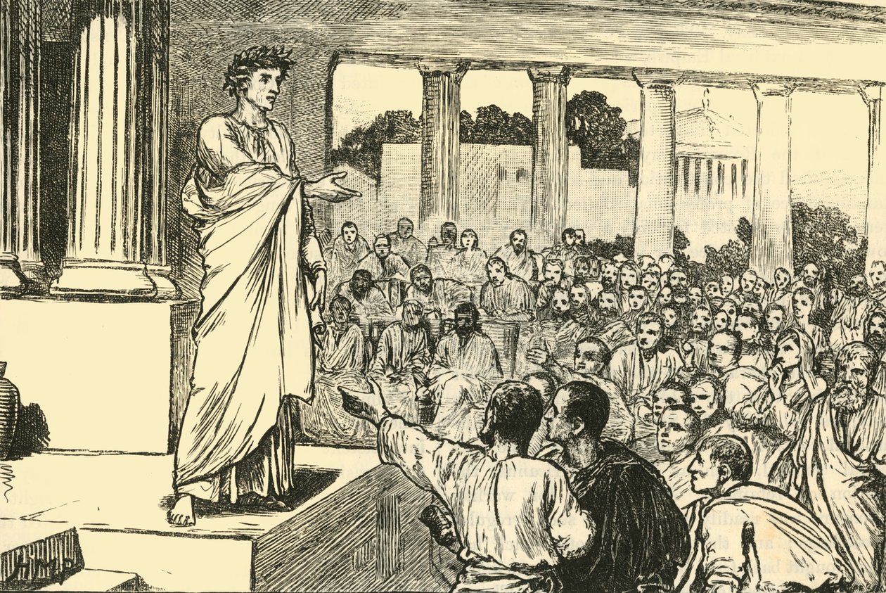 Appello di Scipione al popolo, 1890 da Unbekannt