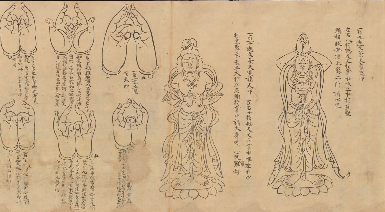 Rotolo di Mudra, XI-XII secolo da Unbekannt