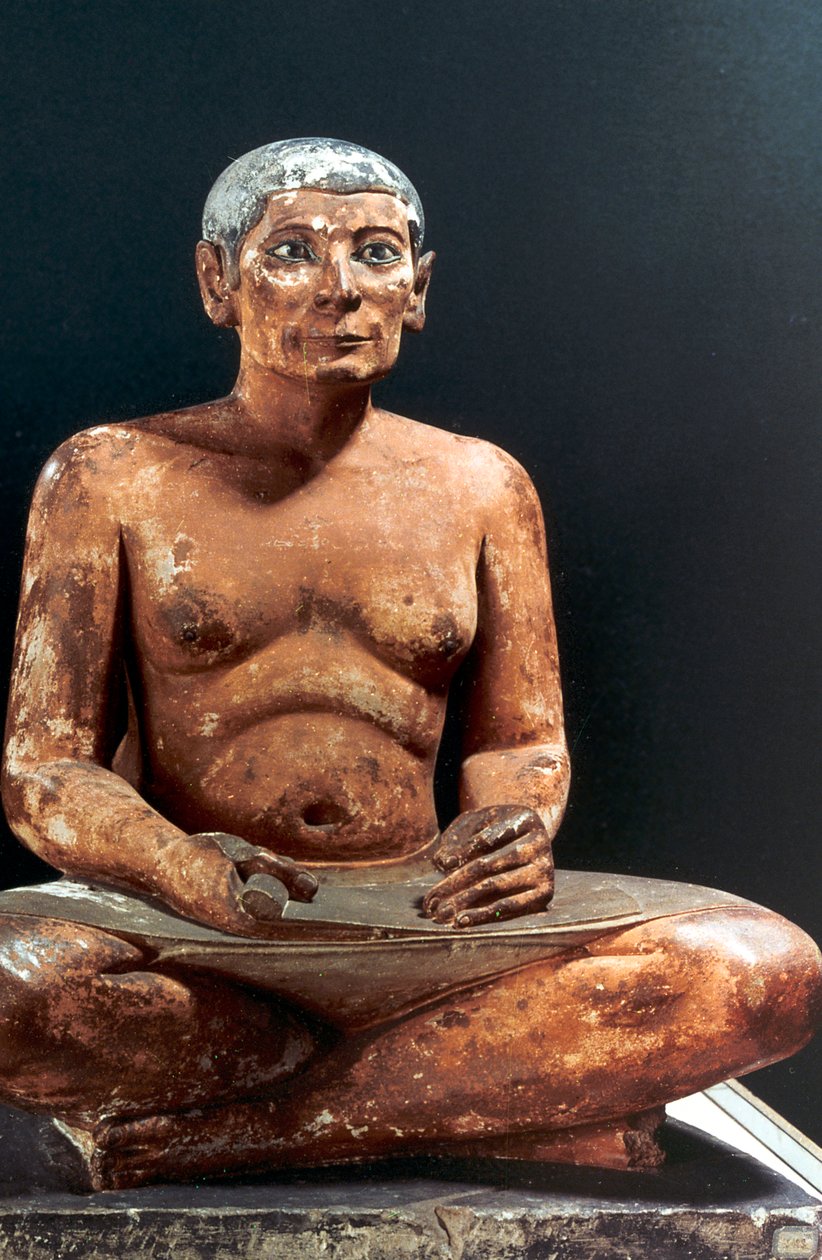 Scrivano seduto, antico egiziano, V dinastia, 2498-2345 a.C. da Unbekannt