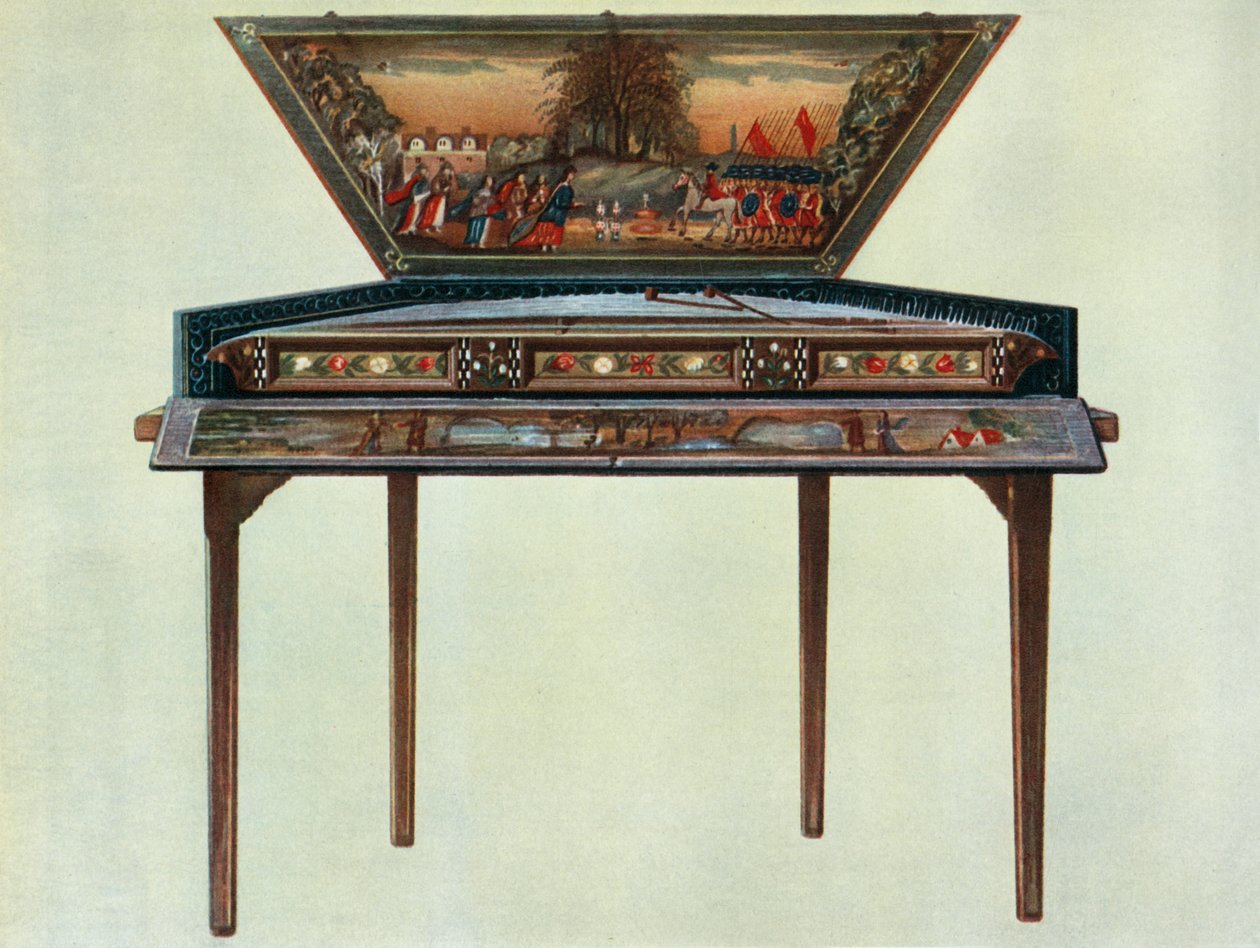 Dulcimer del XVII secolo dalla collezione di H. Boddington da Unbekannt