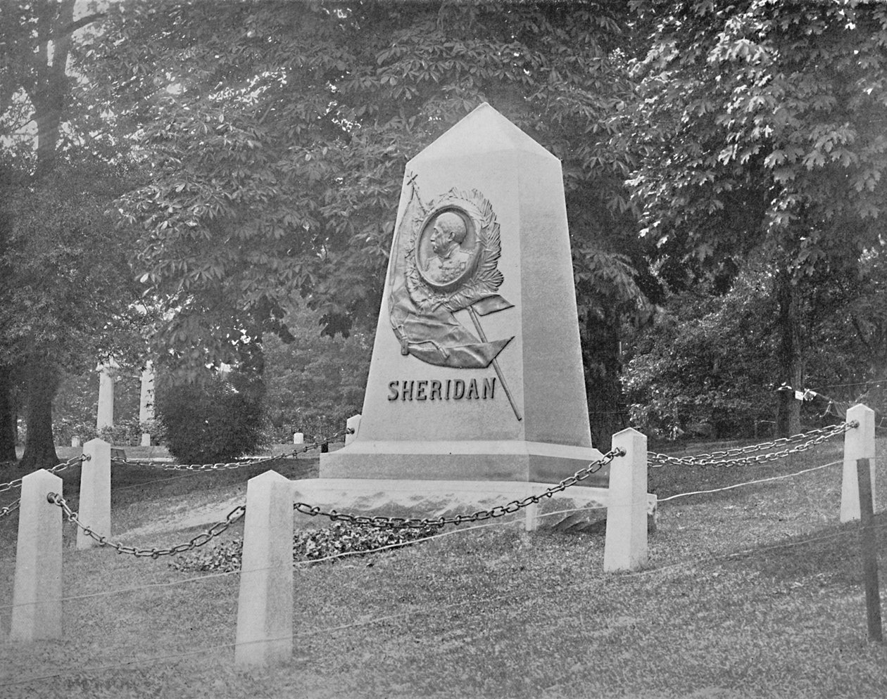 Tomba di Sheridan, Cimitero Nazionale, Washington, D.C. da Unbekannt