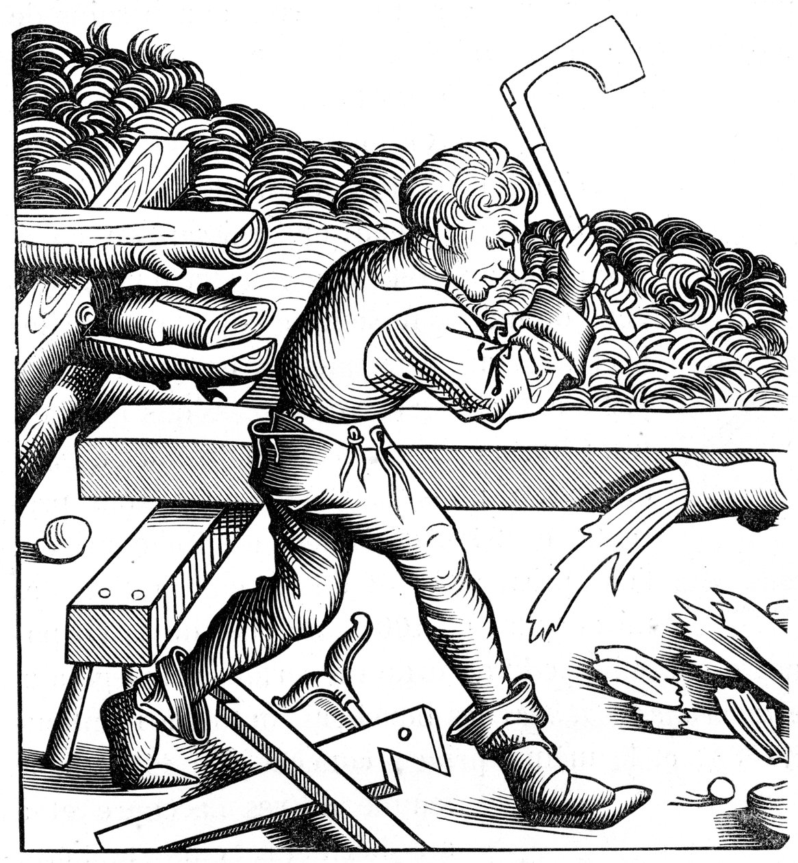 Carpentiere navale, XV secolo da Unbekannt