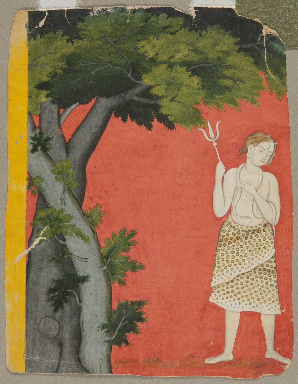Shiva sotto gli alberi, c. 1780 da Unbekannt