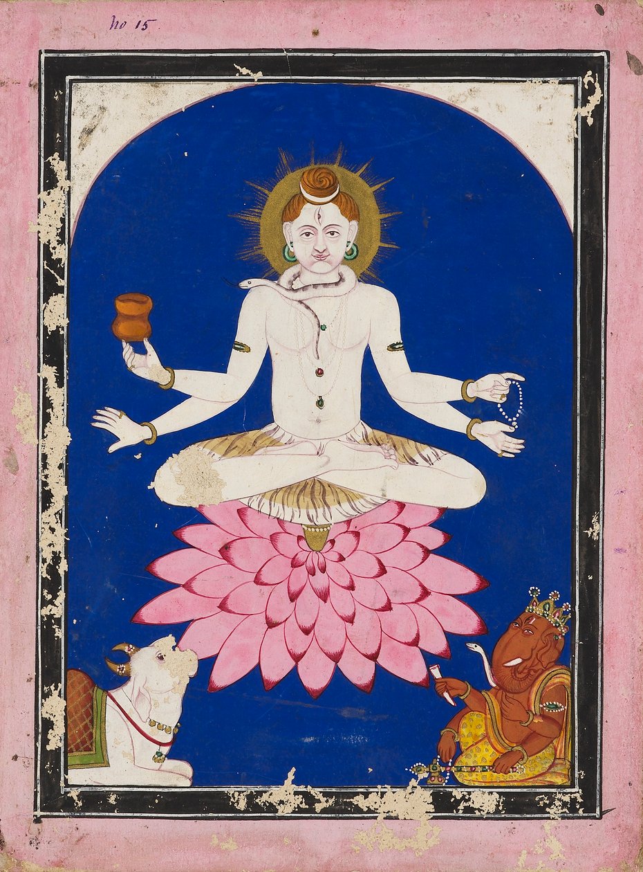 Shiva come yogin, XIX secolo da Unbekannt