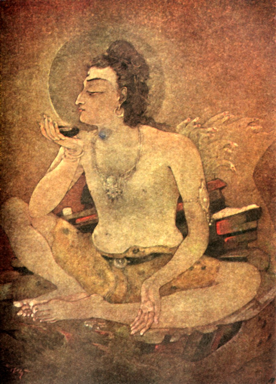 Shiva che beve il veleno del mondo, 1920 da Unbekannt
