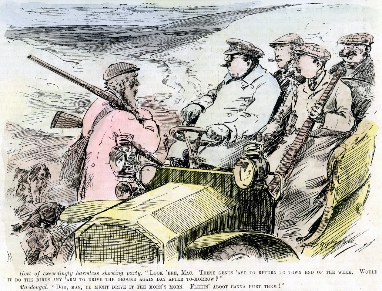 Partita di caccia, 1906 da Unbekannt