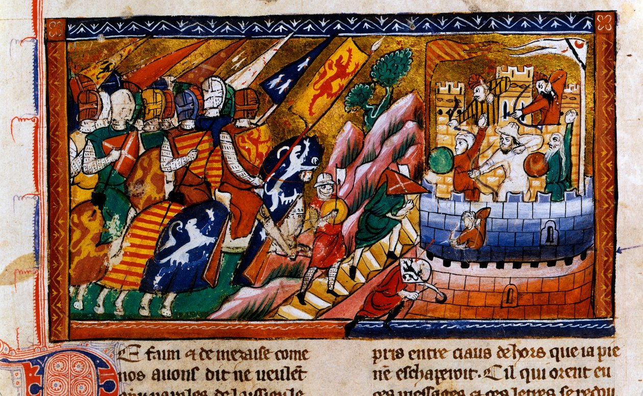 Assedio di Antiochia, c1097, XIV secolo da Unbekannt