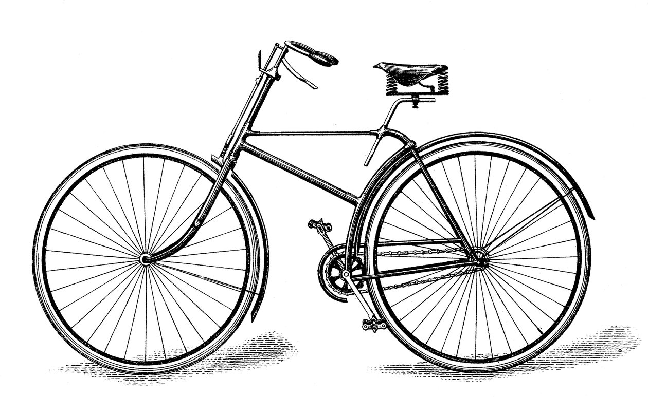 Bicicletta di sicurezza speciale Singers, c1886 1890 da Unbekannt