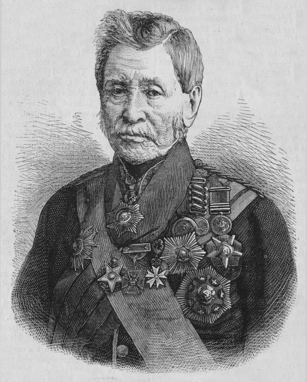 Sir John Burgoyne, c1880 da Unbekannt