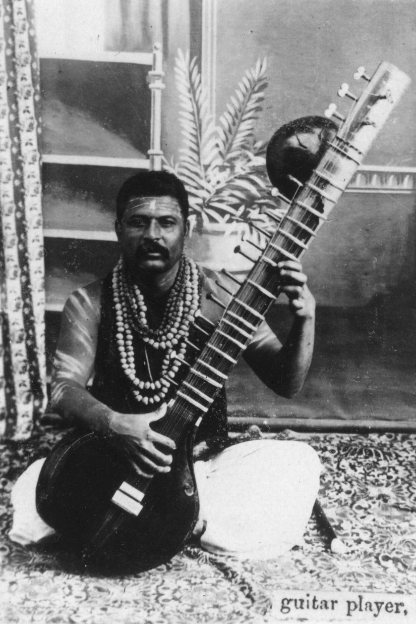 Suonatore di sitar, India da Unbekannt
