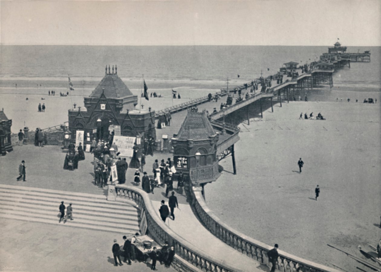 Skegness - Il molo, 1895 da Unbekannt