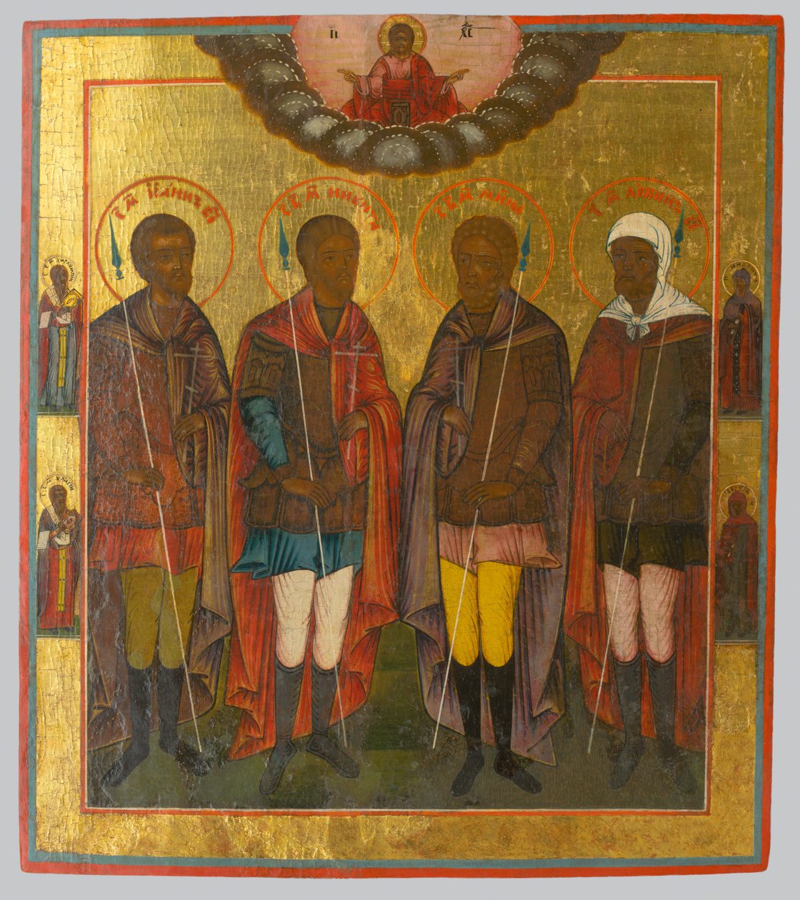 Gruppo di quattro santi da Unbekannt