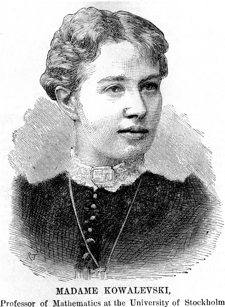 Sonia Sophie Kowalevski, matematica russa, 1888 da Unbekannt
