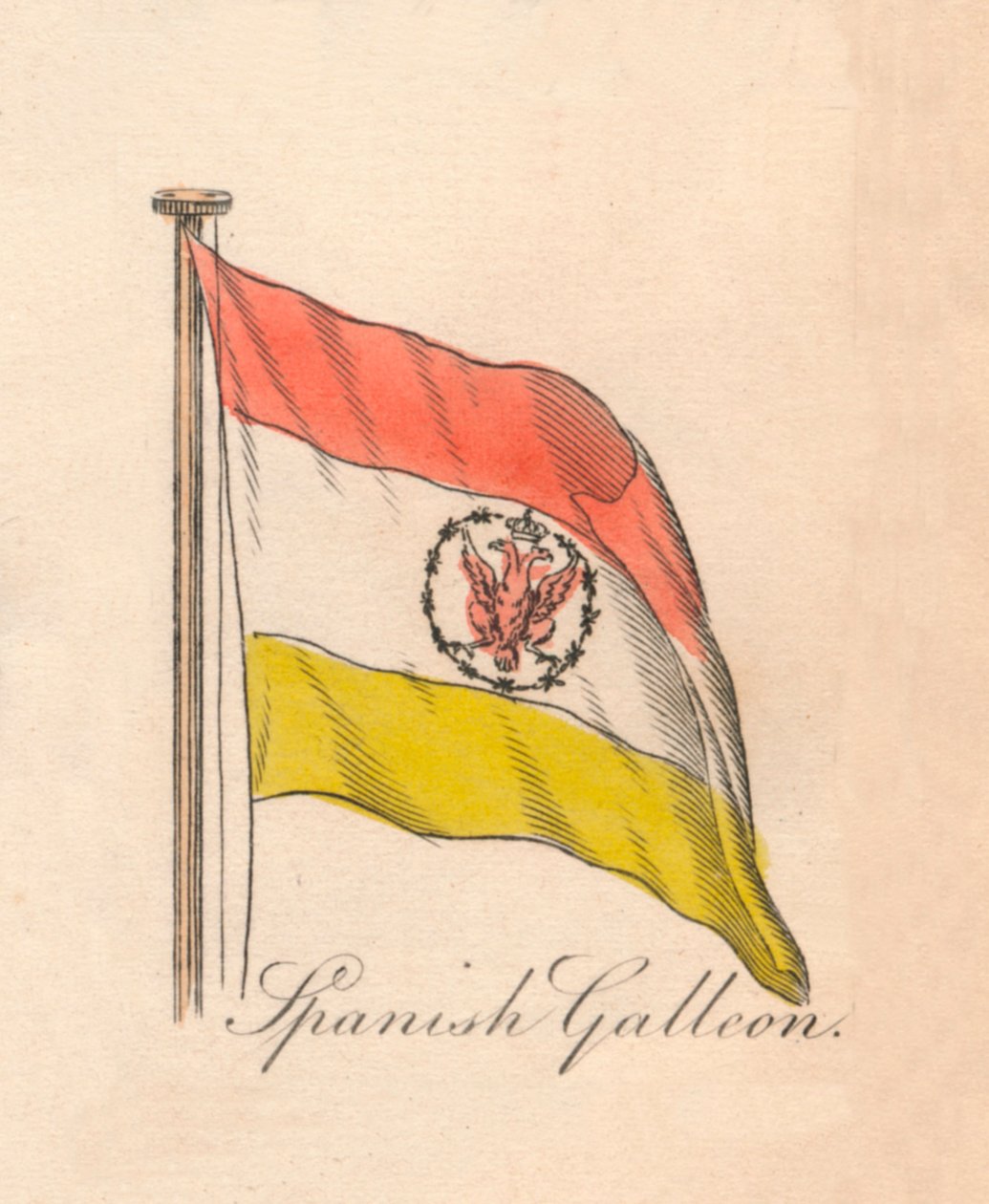 Galeone spagnolo, 1838 da Unbekannt