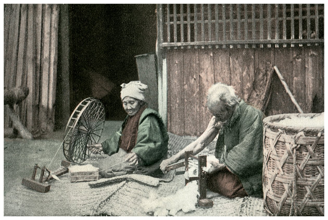 Filatura del cotone, Giappone, 1904 da Unbekannt
