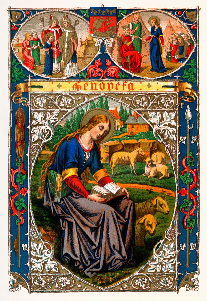 Santa Genoveffa, 1886 da Unbekannt