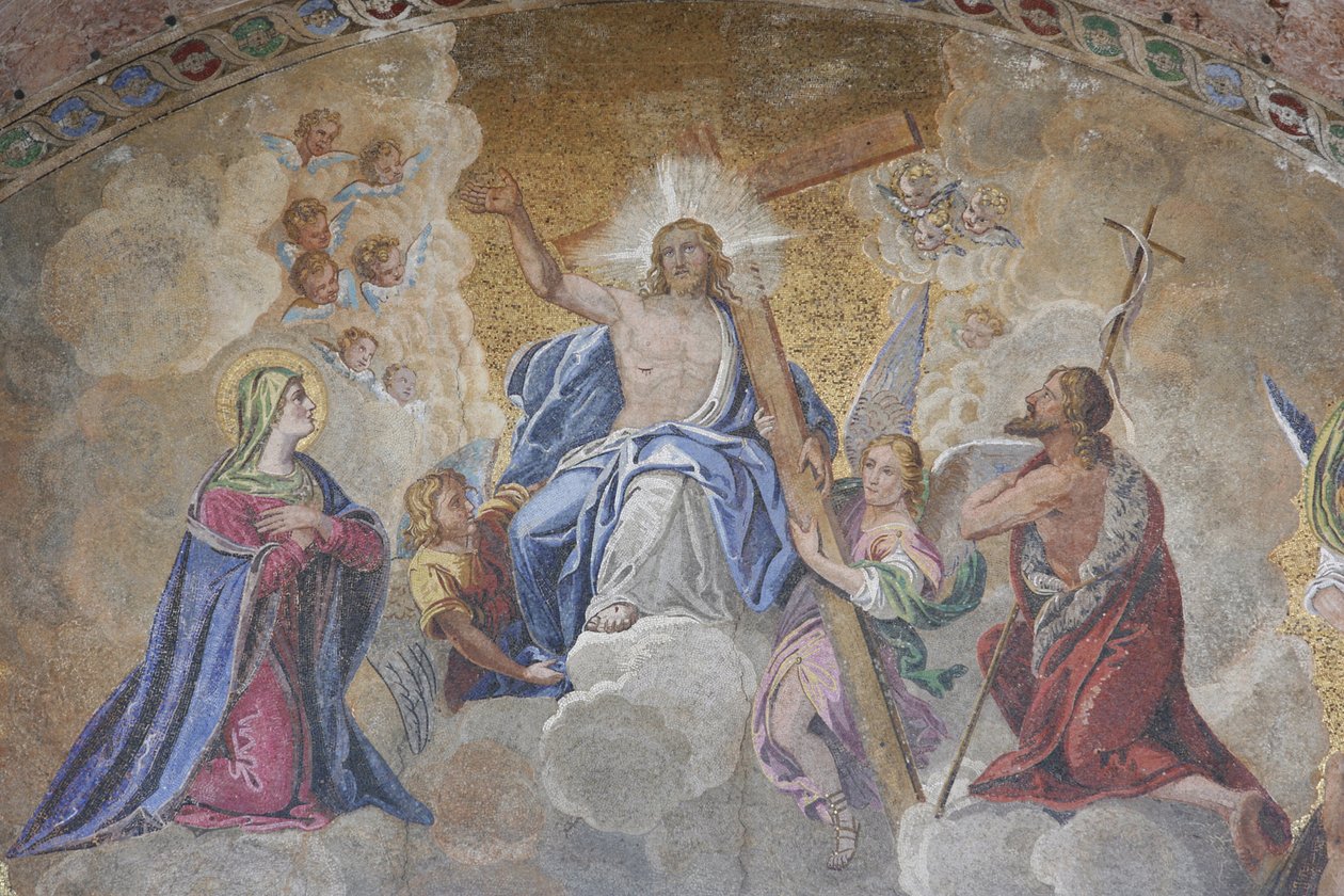 Basilica di San Marco, affresco della resurrezione, Venezia, Italia da Unbekannt