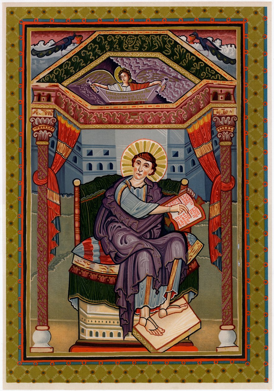 San Matteo, c800 d.C. da Unbekannt