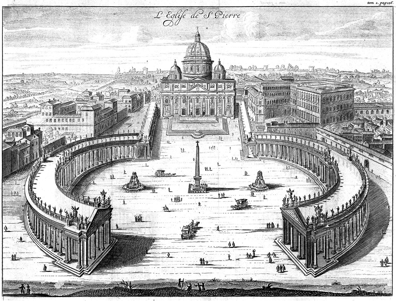 Basilica di San Pietro, Roma, 1702 da Unbekannt