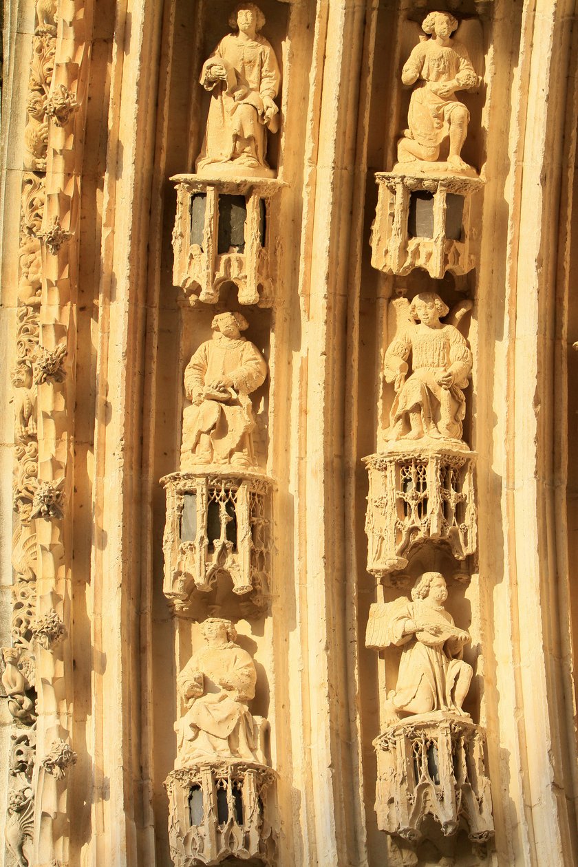 Archivolto della Cattedrale di Santo Stefano. Dettagli, Bourges da Unbekannt