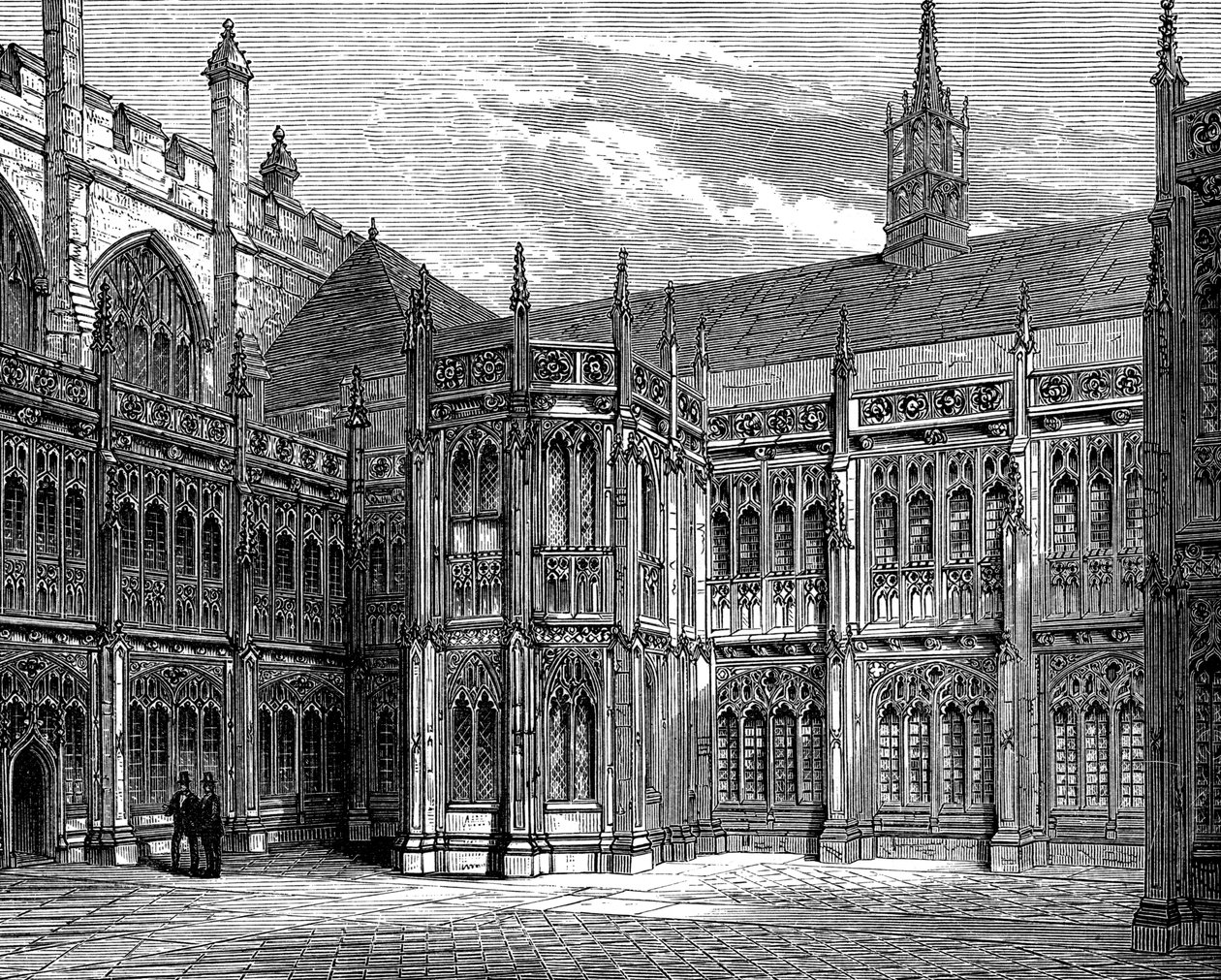 Chiostri di San Stefano, Westminster Hall, Londra, 1900 da Unbekannt