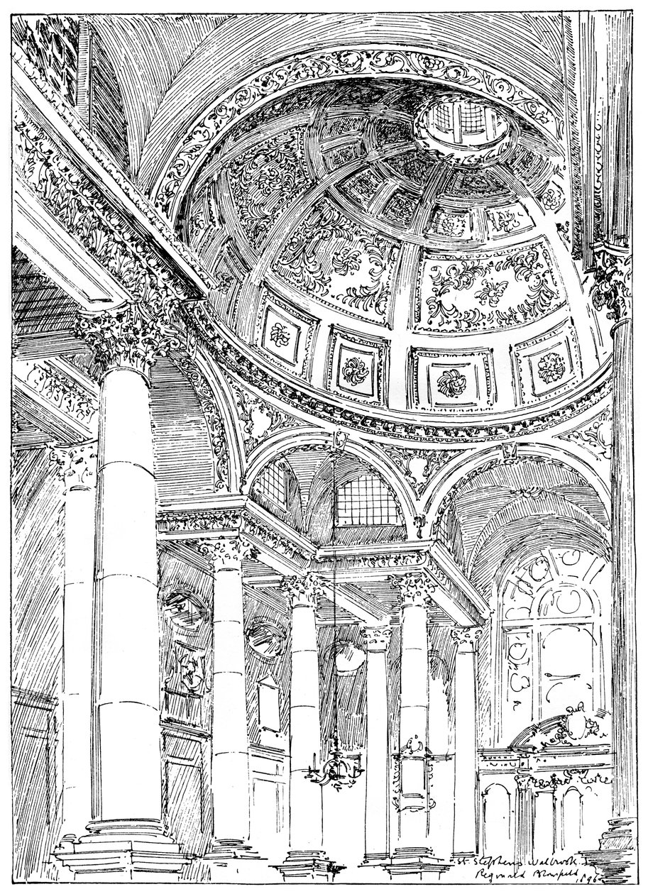 San Stefano Walbrook, 1899 da Unbekannt