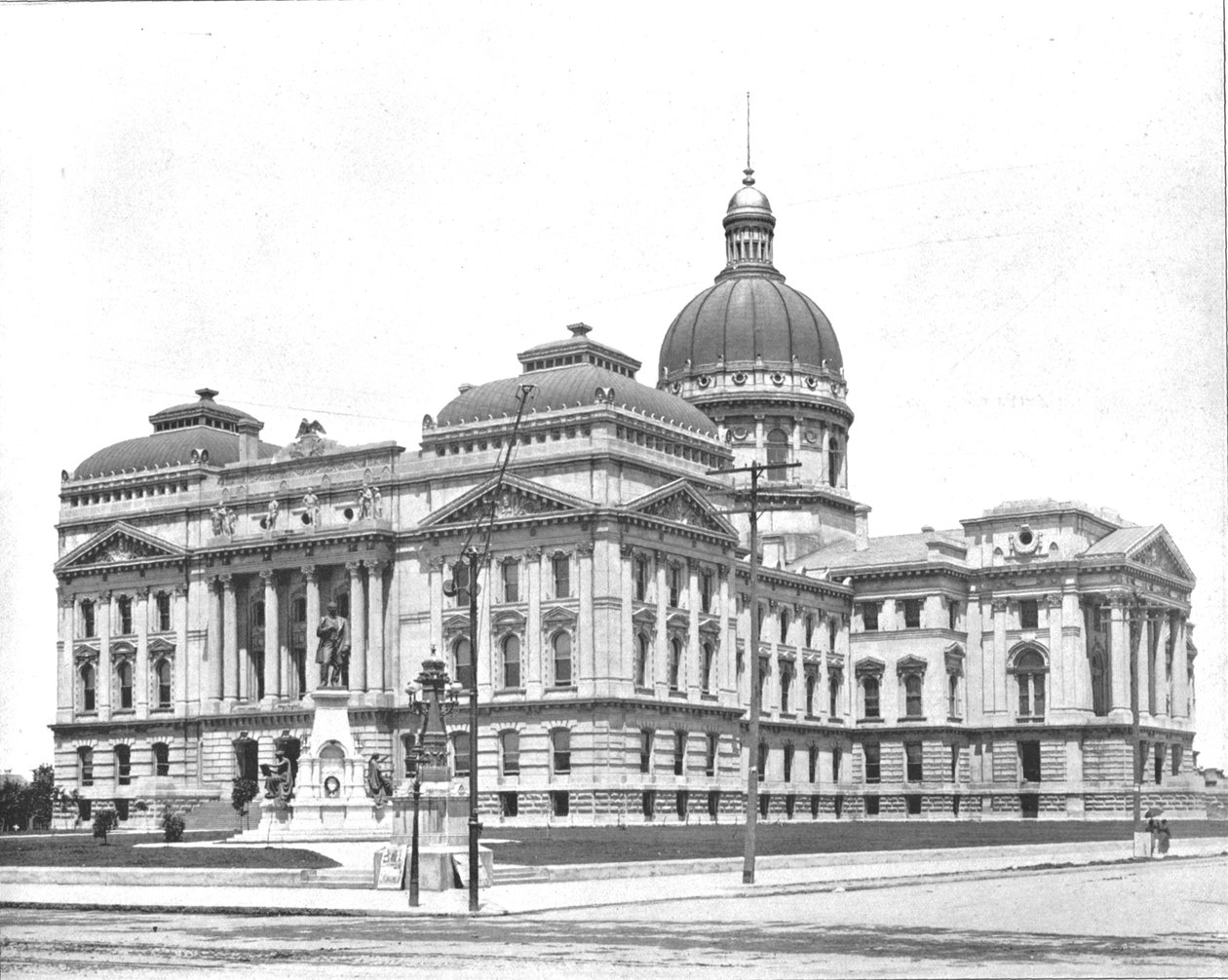 Campidoglio dello Stato, Indianapolis, Indiana, USA, c1900 da Unbekannt