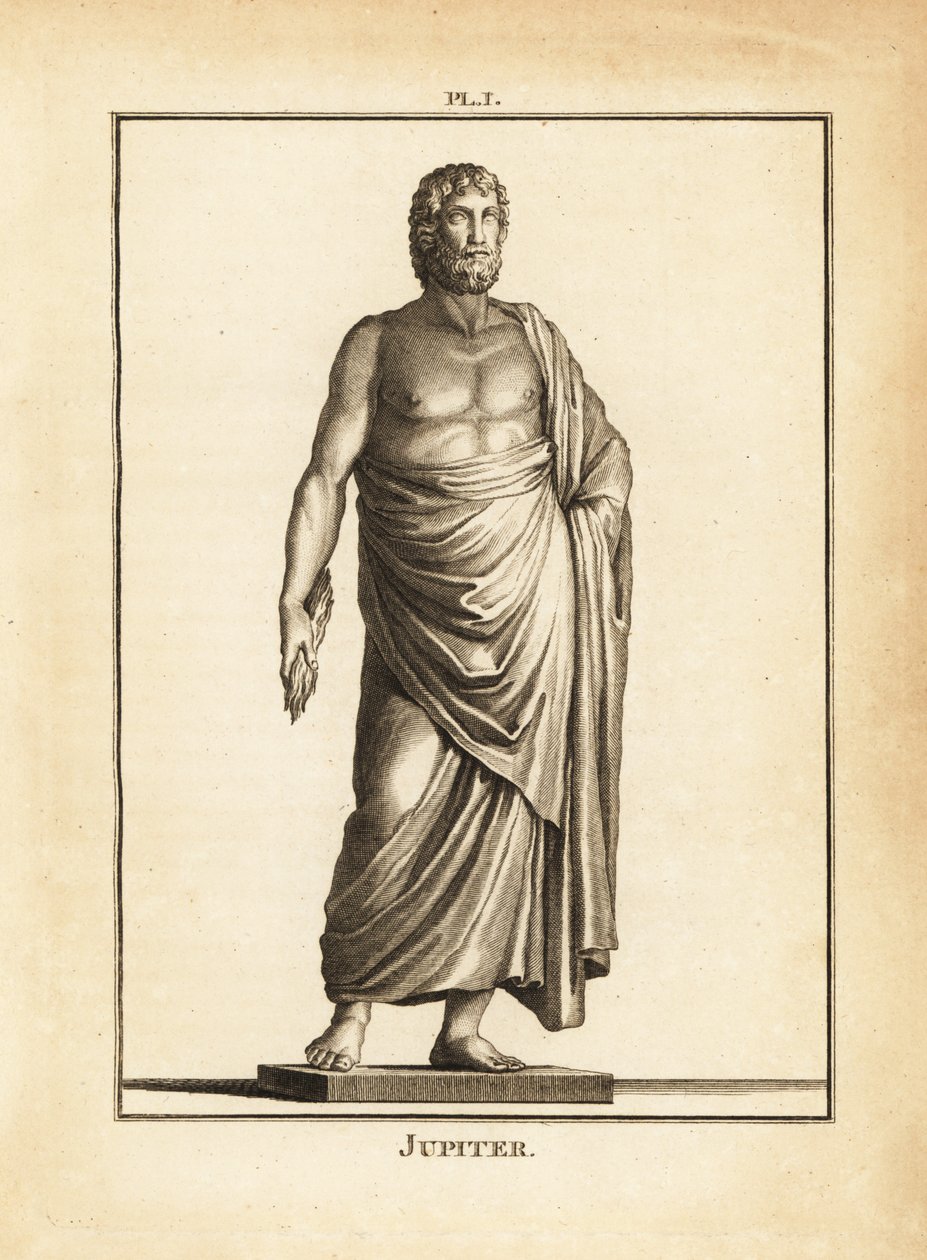 Statua del dio romano Giove da Unbekannt