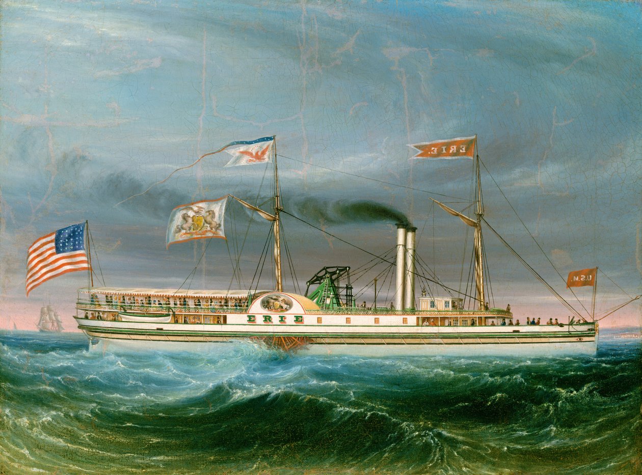 Piroscafo Erie, probabilmente 1837 da Unbekannt