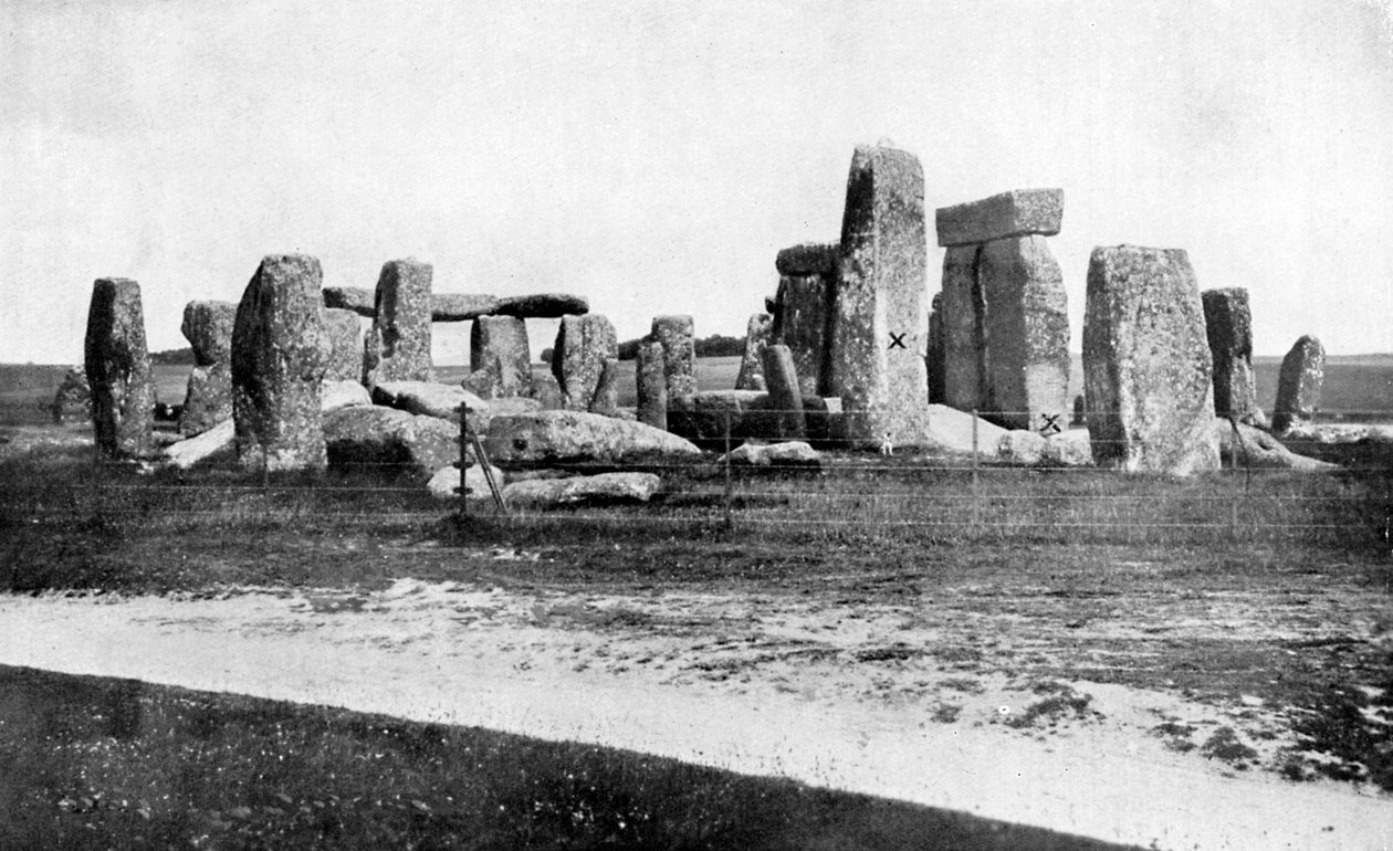 Stonehenge (dopo il restauro) da Unbekannt