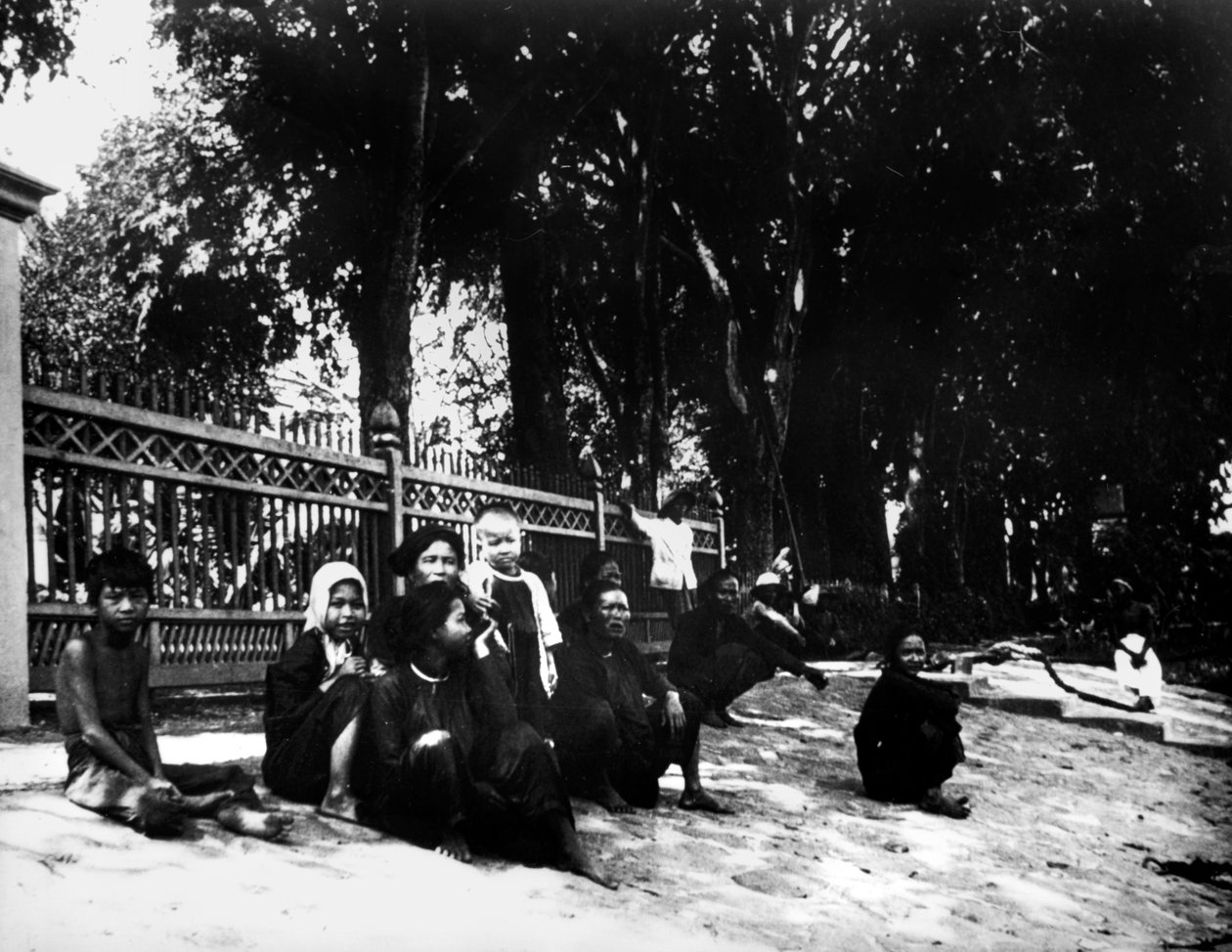 Scena di strada, Saigon, 1900 da Unbekannt