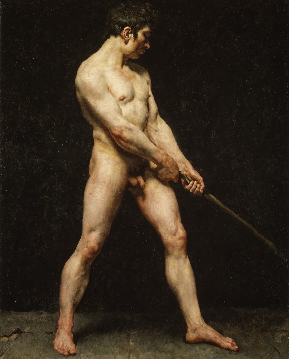 Studio di un uomo nudo da Unbekannt