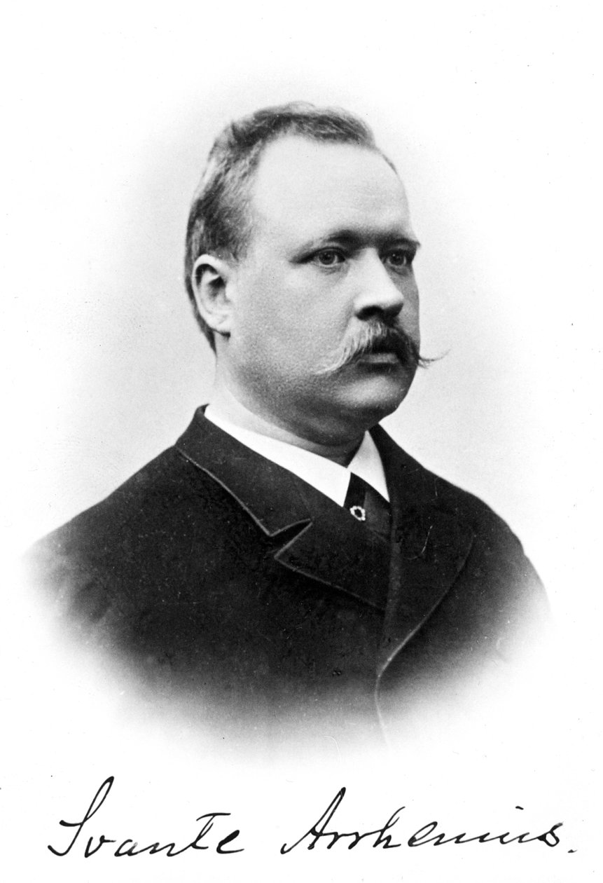 Svante Arrhenius 1859-1927, fisico e chimico svedese da Unbekannt