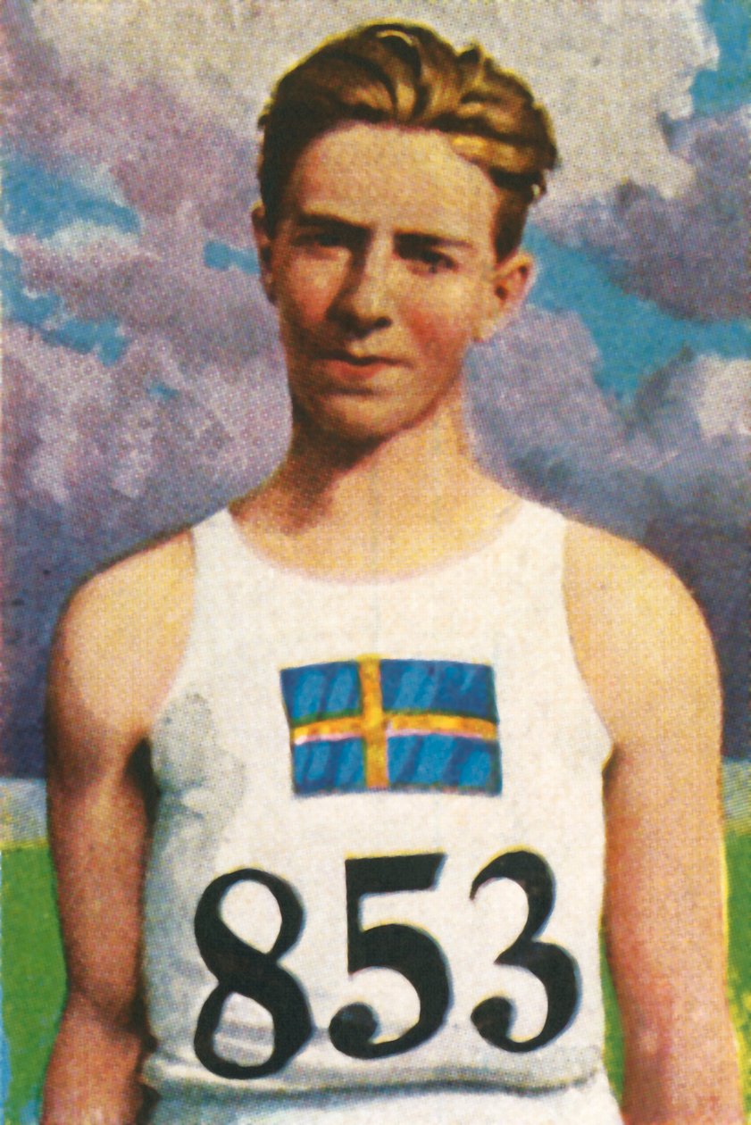Erik Lundquist, giavellottista svedese, 1928 da Unbekannt