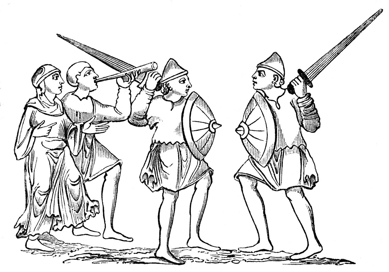 Danza della spada, 1833 da Unbekannt
