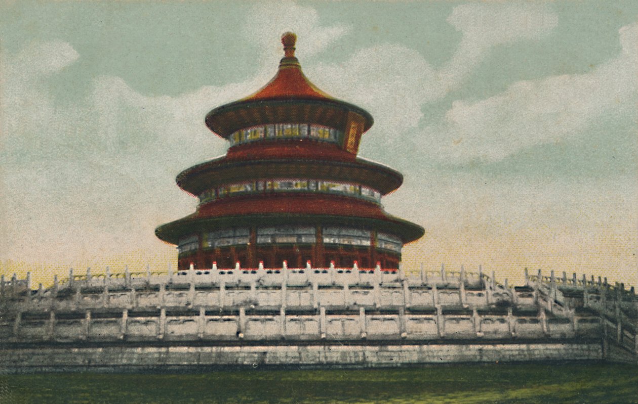 Tempio del Cielo, Pechino, c1910 da Unbekannt