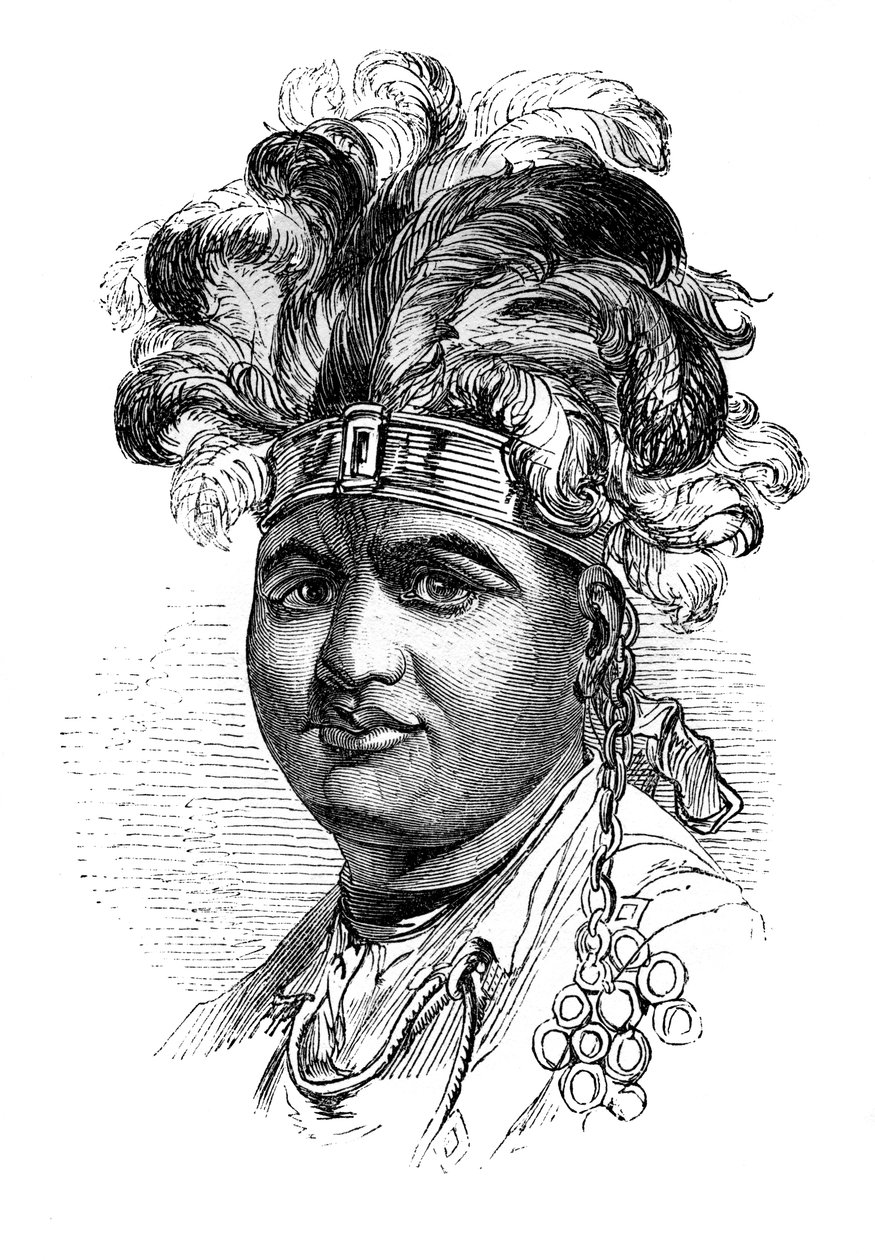 Thayendaneega, un capo Mohawk, 1848 da Unbekannt