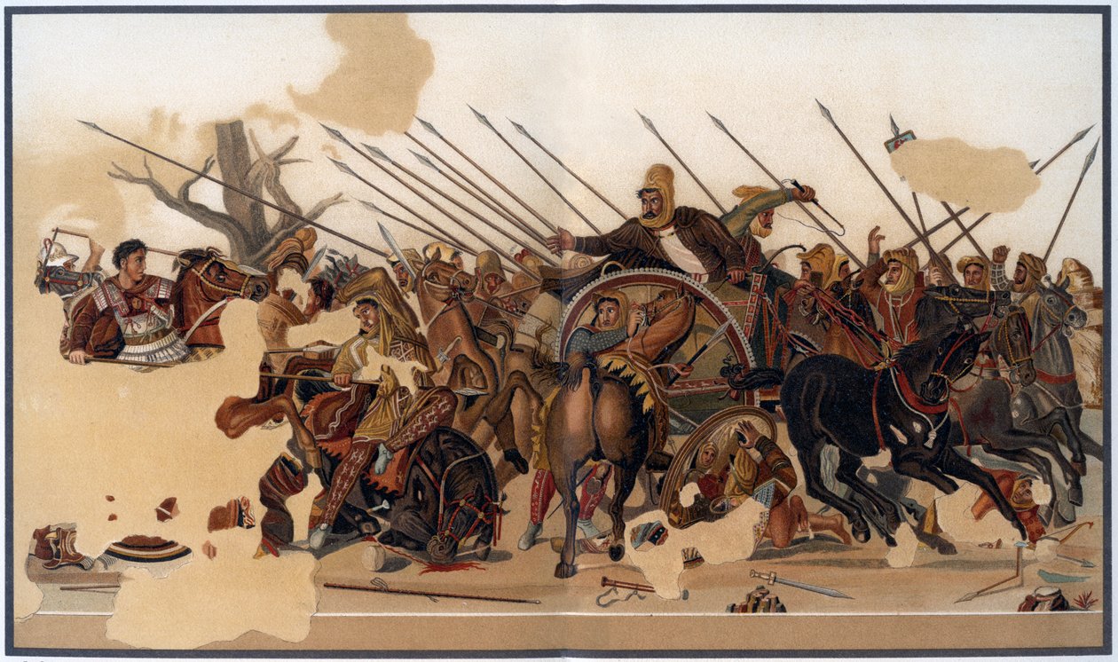 Il Mosaico di Alessandro, c79 d.C., 1902 da Unbekannt