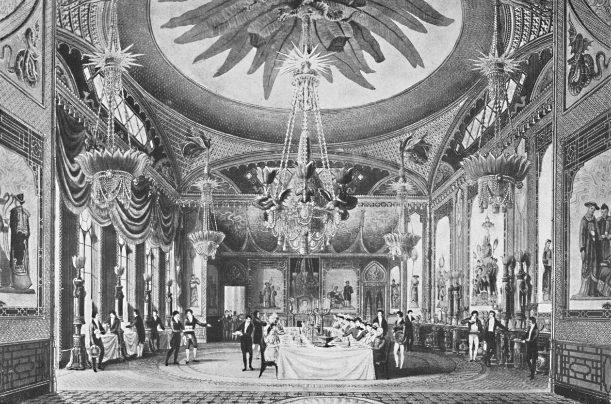 La sala dei banchetti da Unbekannt