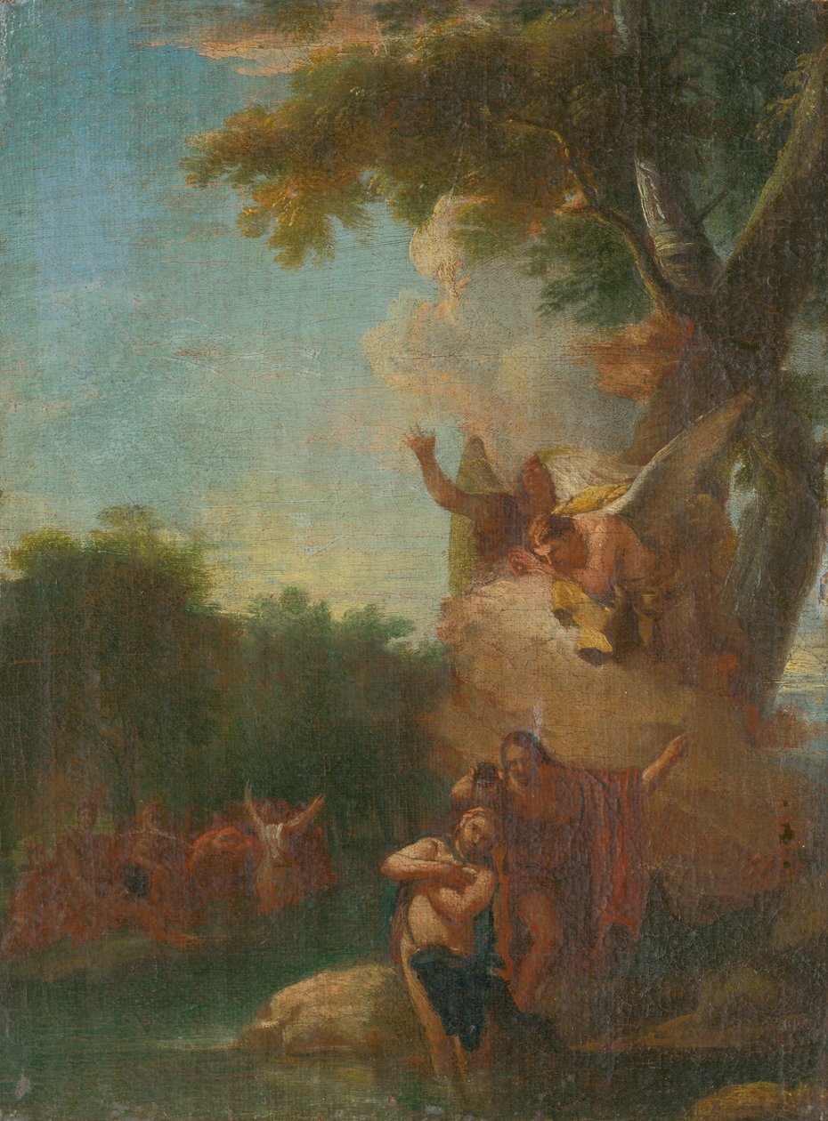 Il Battesimo nel Giordano da Unbekannt