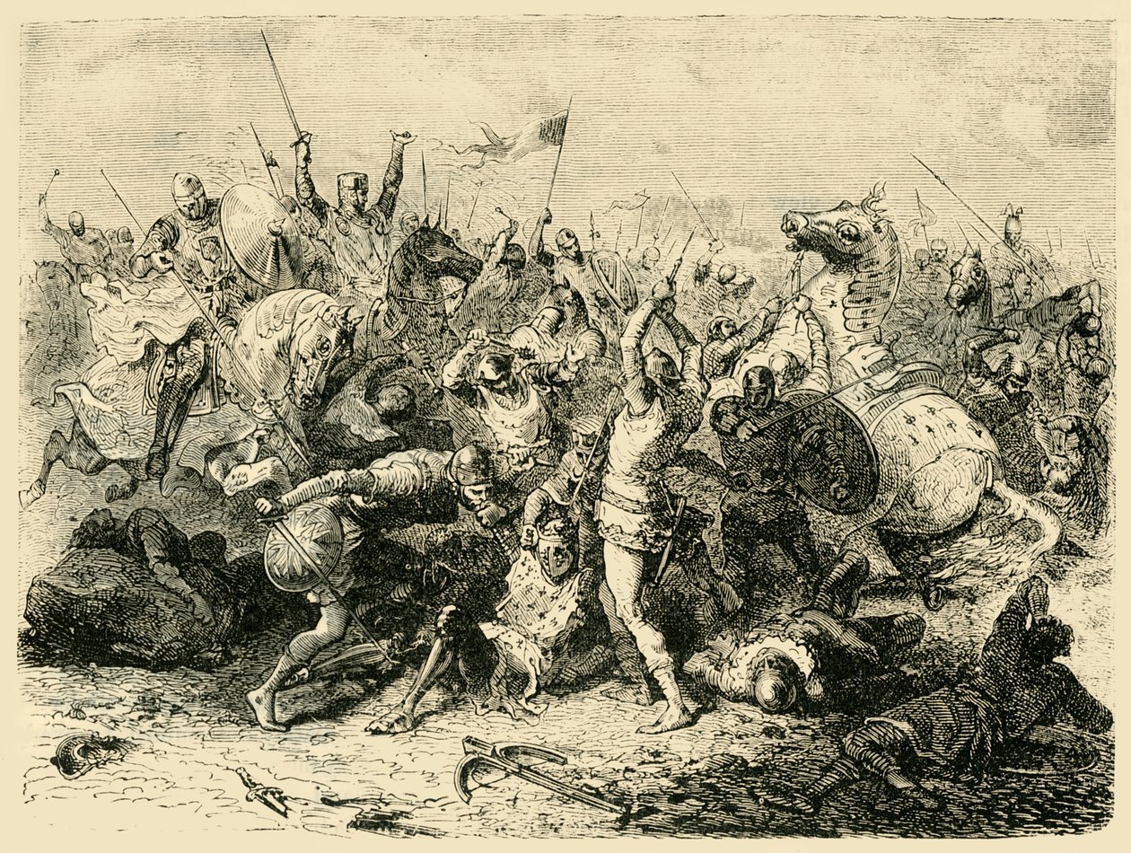 La battaglia di Bouvines, 1214 da Unbekannt