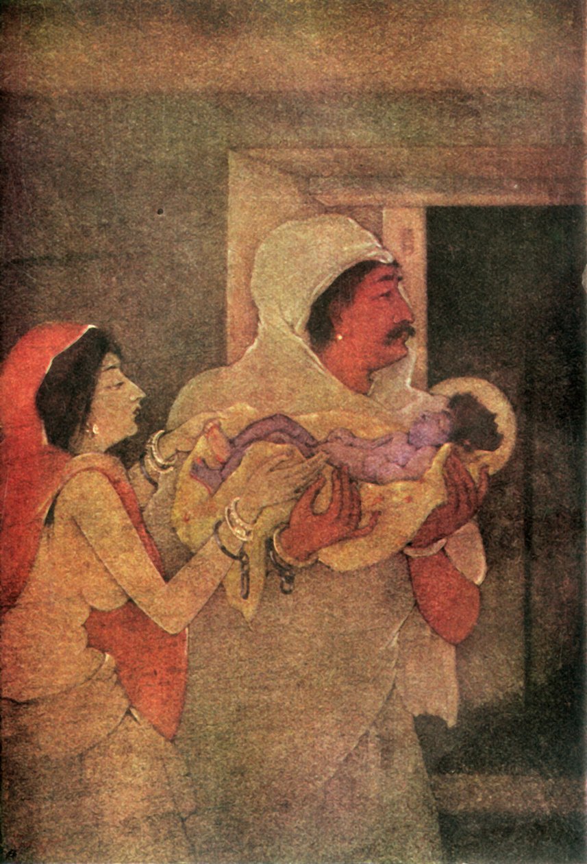 La nascita di Krishna da Unbekannt