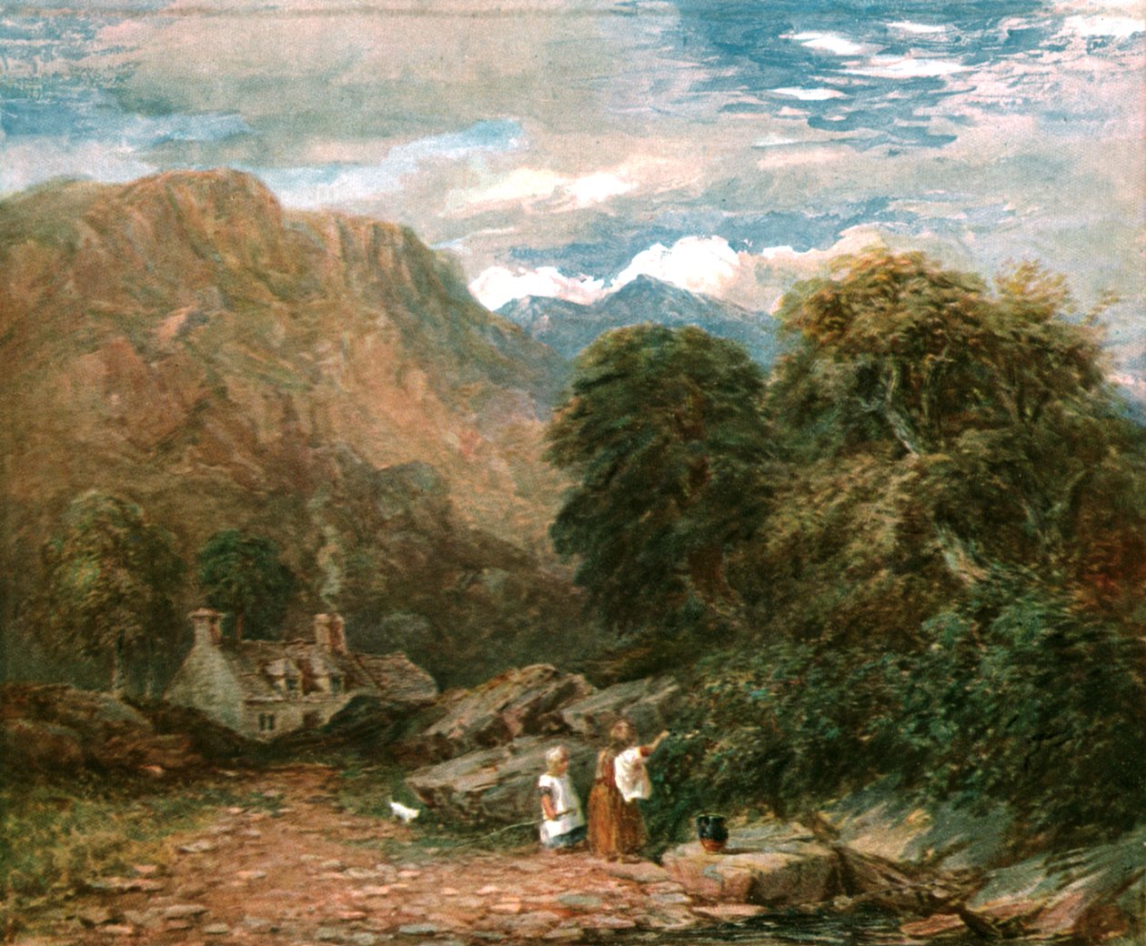 I raccoglitori di more, c1850, c1900 da Unbekannt