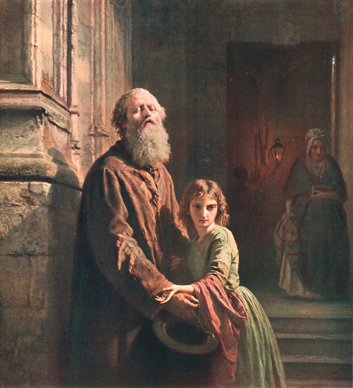 Il mendicante cieco, 1853, c1902 da Unbekannt