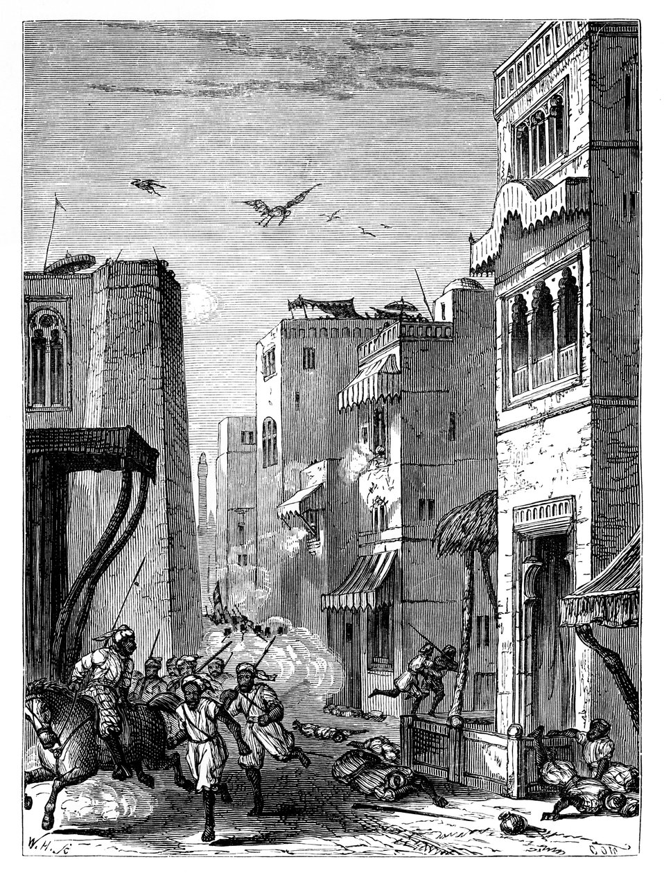 Le truppe britanniche entrano a Multan da Unbekannt