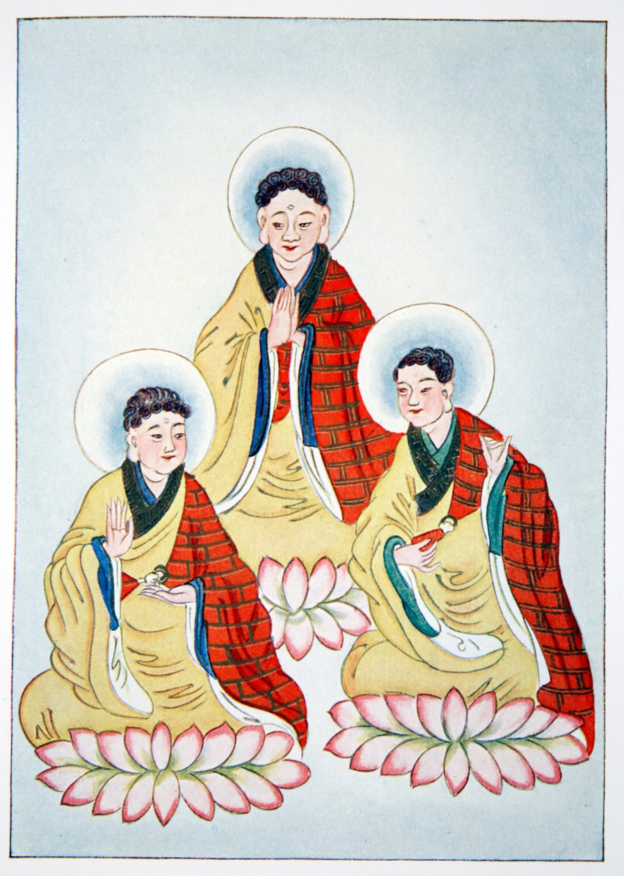 La Triade Buddhista, 1922 da Unbekannt