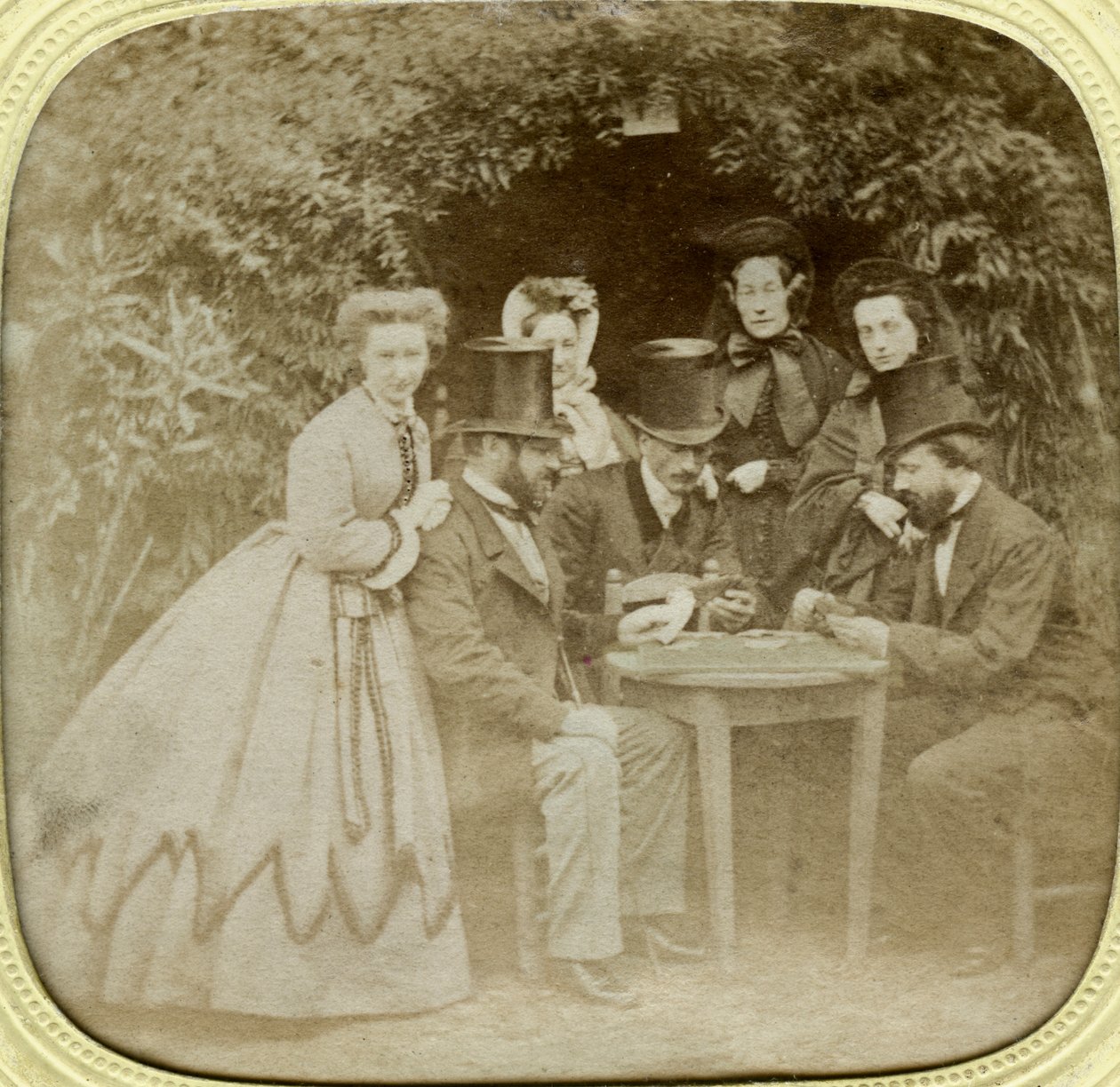 Il gioco delle carte, c1850 da Unbekannt